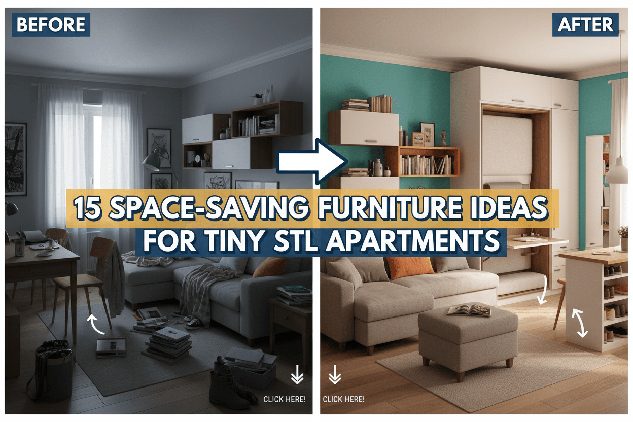 15 Space-Saving Furniture Ideas for Small STL Apartments - Sit and Sleep 4 Less (St. Louis, MO)