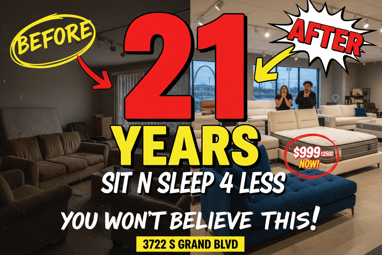 Best Furniture Deals St. Louis 2026 | Save Thousands on Quality Furniture - Sit and Sleep 4 Less (St. Louis, MO)