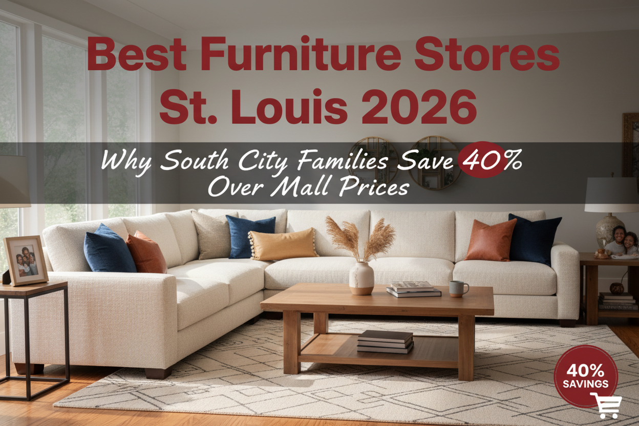 Best Furniture Stores St. Louis 2026: Why South City Families Save 40% Over Mall Prices