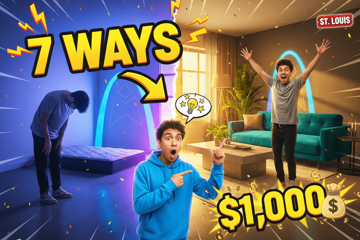 Furnish Your St. Louis Apartment for Under $1,000 | 7 Smart Tips - Sit and Sleep 4 Less (St. Louis, MO)