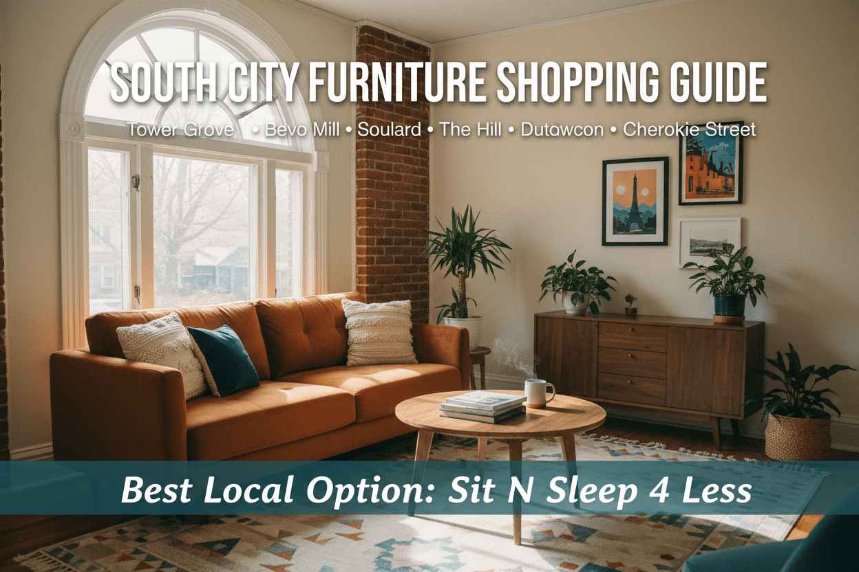 Furniture Stores St. Louis | Complete 2026 Guide by Neighborhood - Sit and Sleep 4 Less (St. Louis, MO)