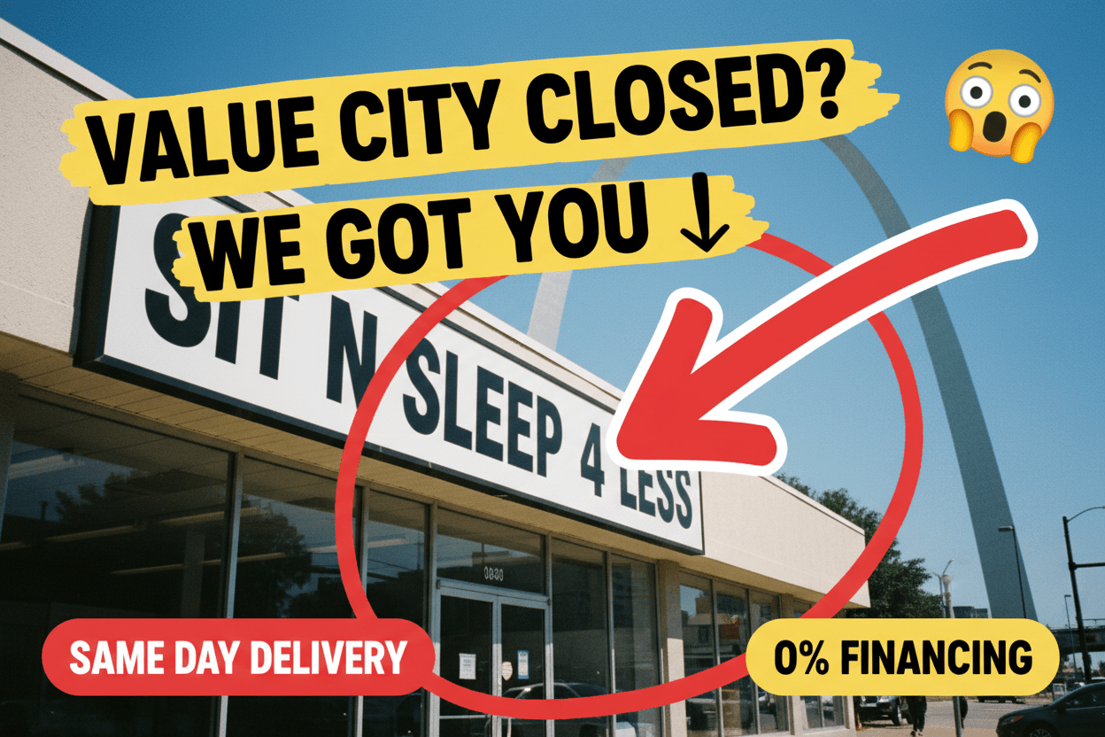 🗺️ Looking for Value City Furniture? Ultimate St. Louis Furniture Map & Directory 2026 - Sit and Sleep 4 Less (St. Louis, MO)