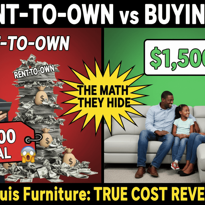 Rent-to-Own vs Buying Furniture St. Louis: The $3,000 Mistake Most Families Make - Sit and Sleep 4 Less (St. Louis, MO)