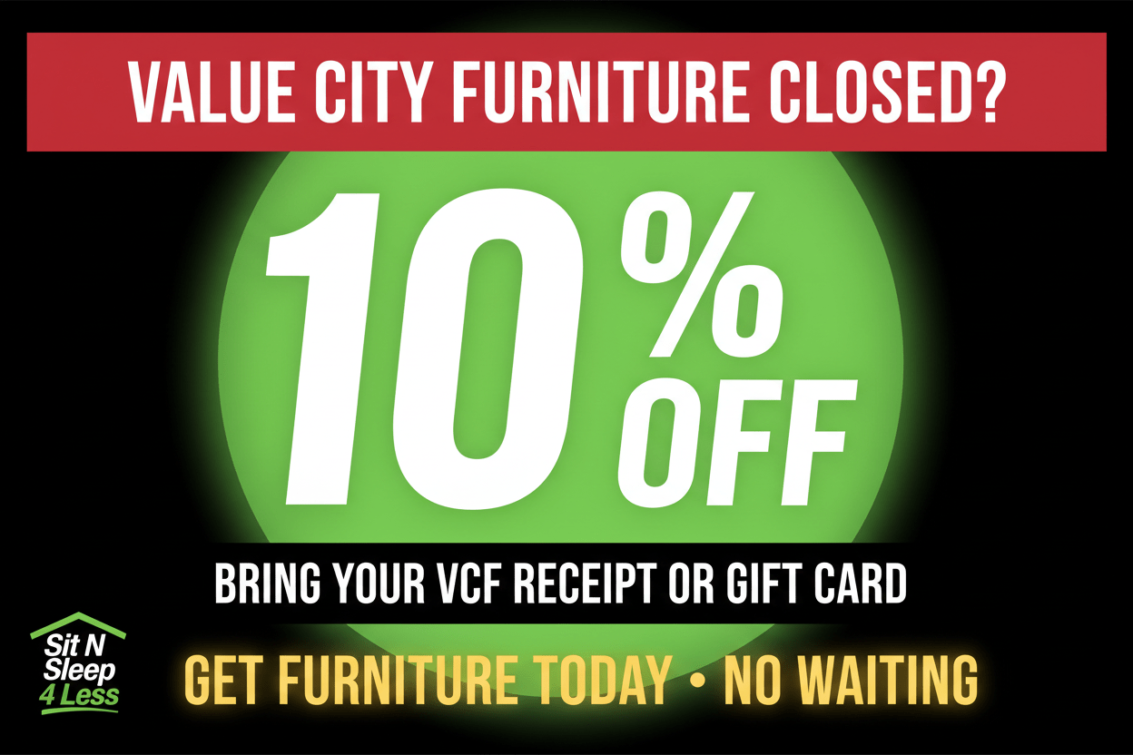 URGENT: Value City Furniture St. Louis Closing  — What Happens to Your Order? - Sit and Sleep 4 Less (St. Louis, MO)