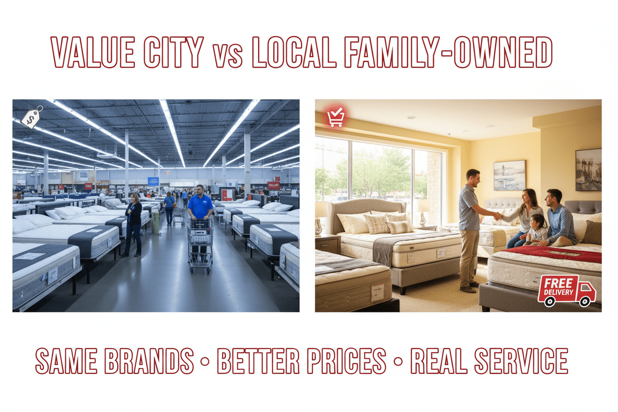 Value City Furniture Mattresses vs. Sit N Sleep 4 Less: The $800 Difference - Sit and Sleep 4 Less (St. Louis, MO)
