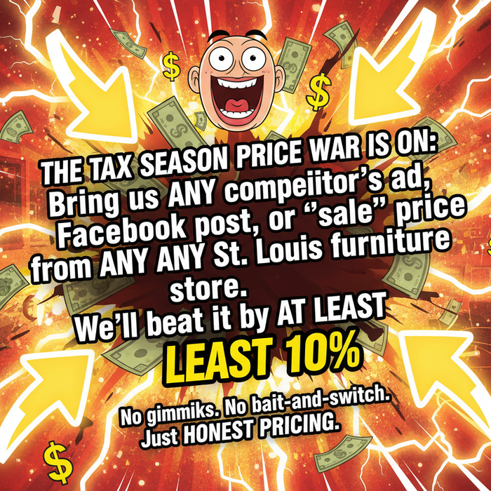 This Tax Season Save big on Furniture and mattresses