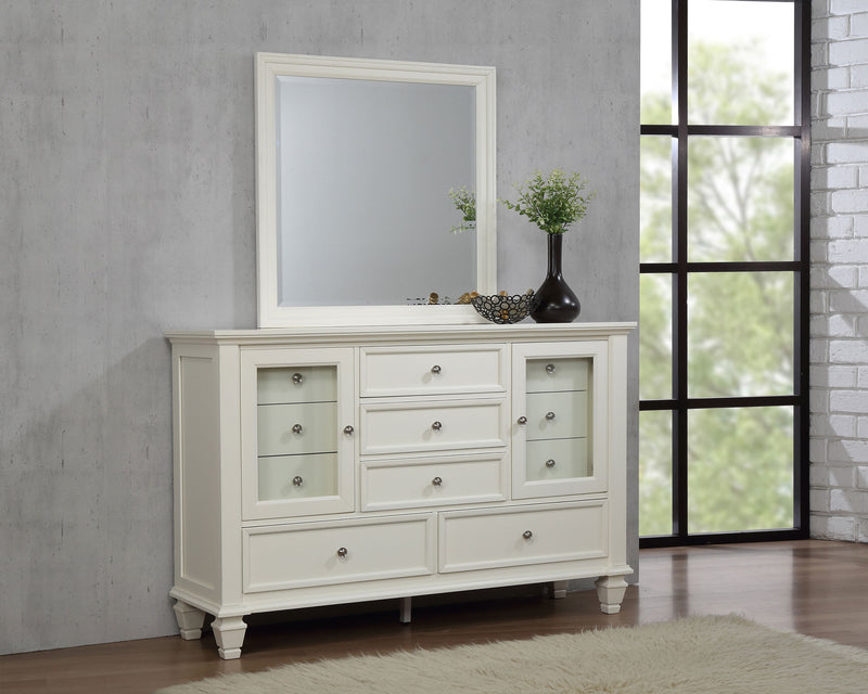 Sandy Beach Dresser with Mirror