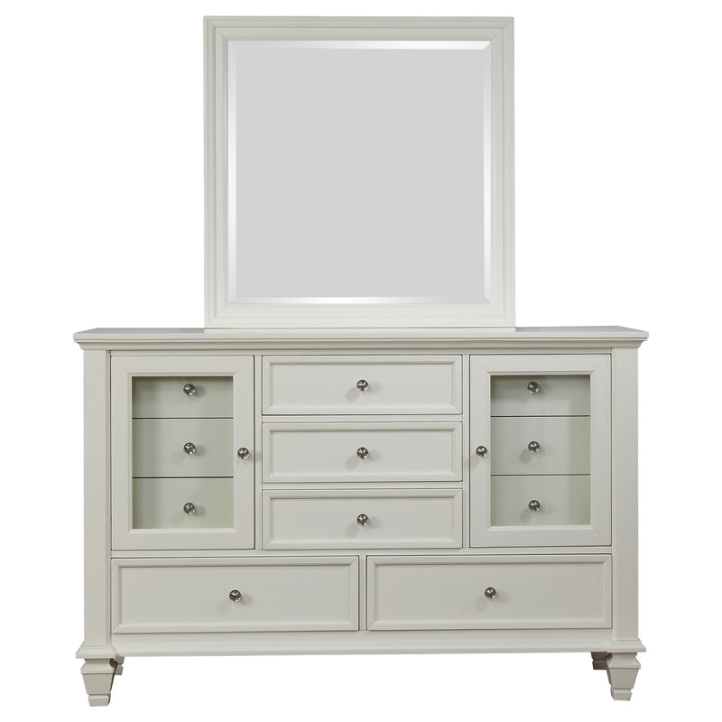 Sandy Beach Dresser with Mirror