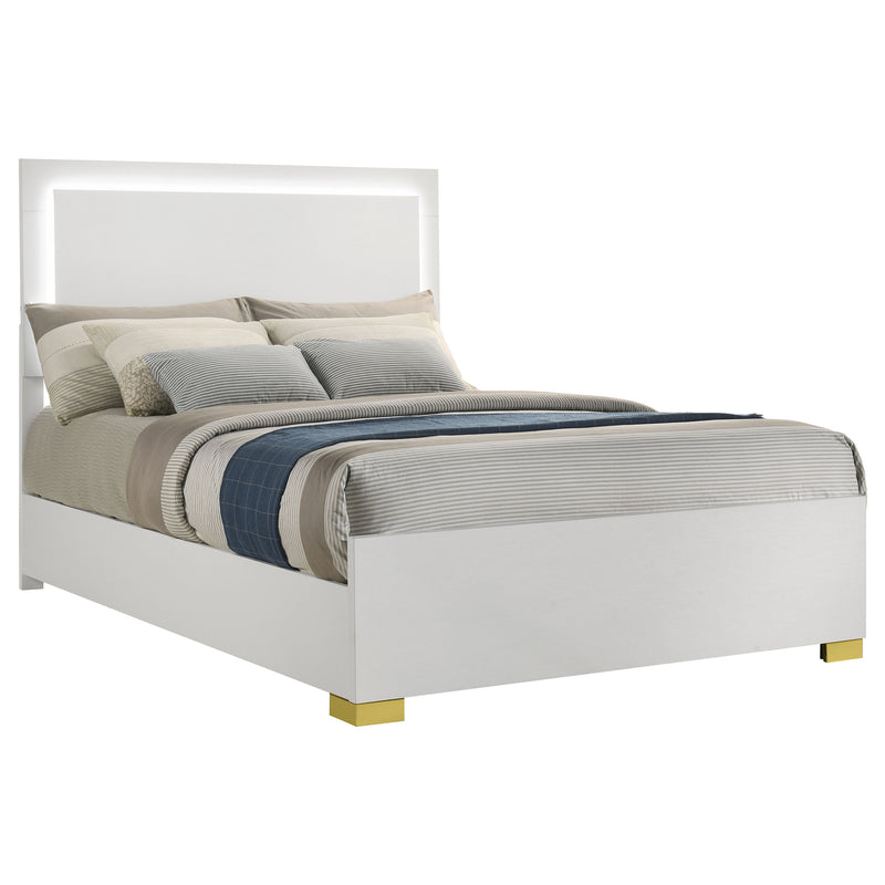 Marceline Panel Bed with LED Lighting