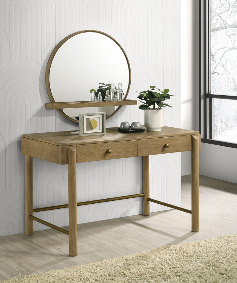 Arini Makeup Vanity Table with Wall Mirror