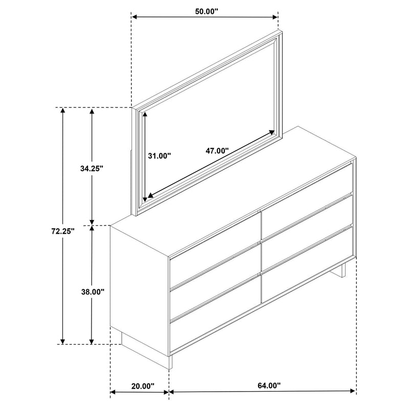 Glenwood Dresser with Mirror