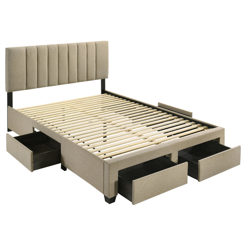 Wheatland Panel Platform Storage Bed