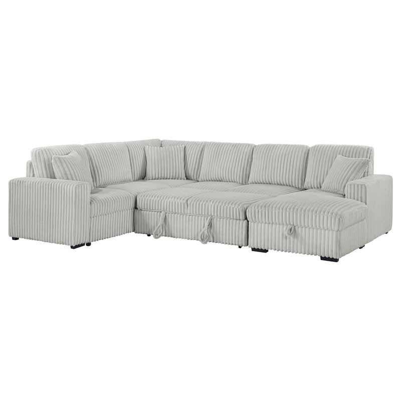 Devonshire Pull-Out Sleeper Sectional Sofa