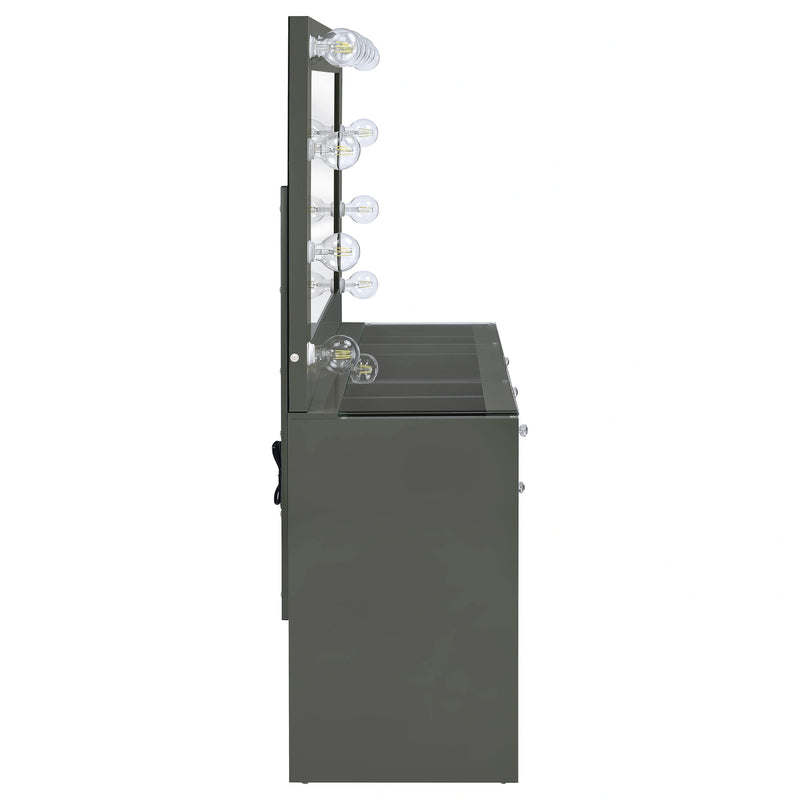 Acena Makeup Vanity Table with LED Mirror