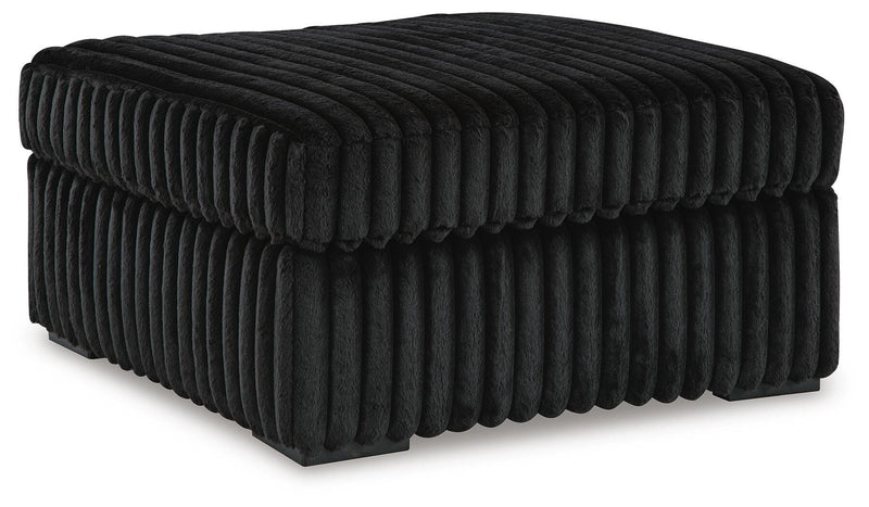 Midnight-Madness Sectional Sofa - Onyx