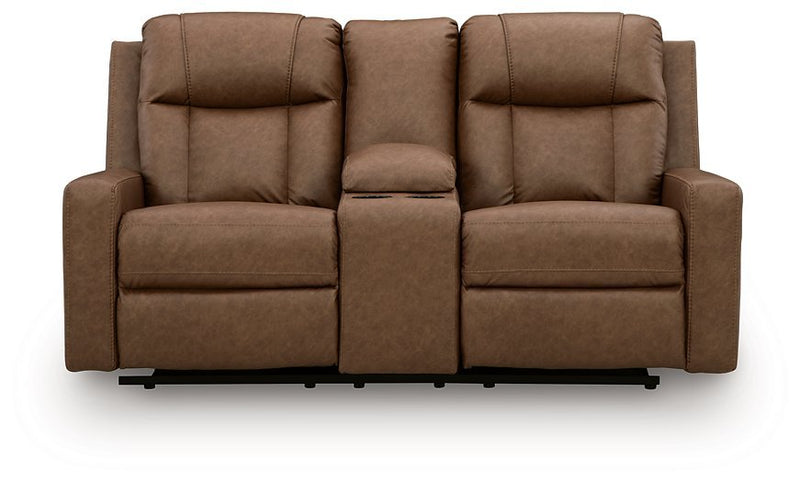 Mackmenville Reclining Loveseat with Console