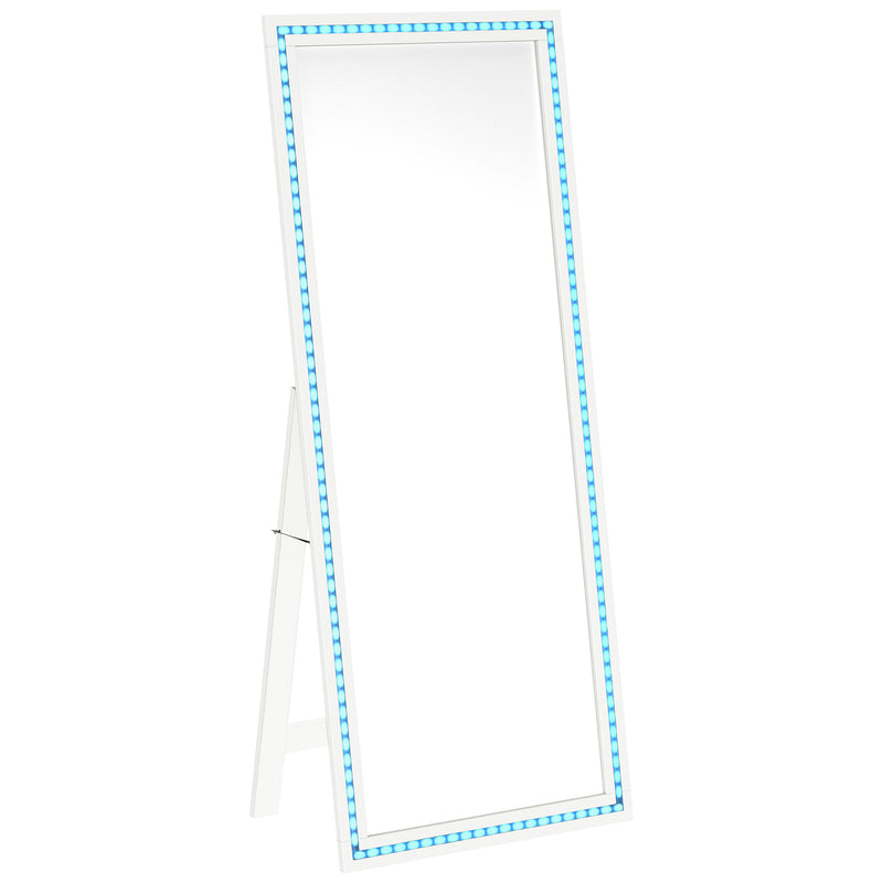 Windrose Standing Mirror with LED Lighting