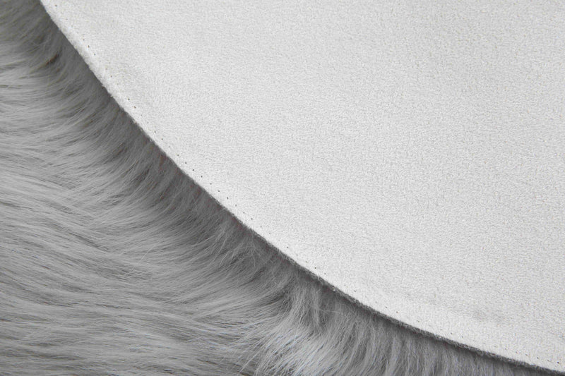 FAUX FUR Rug DOUBLE HEART