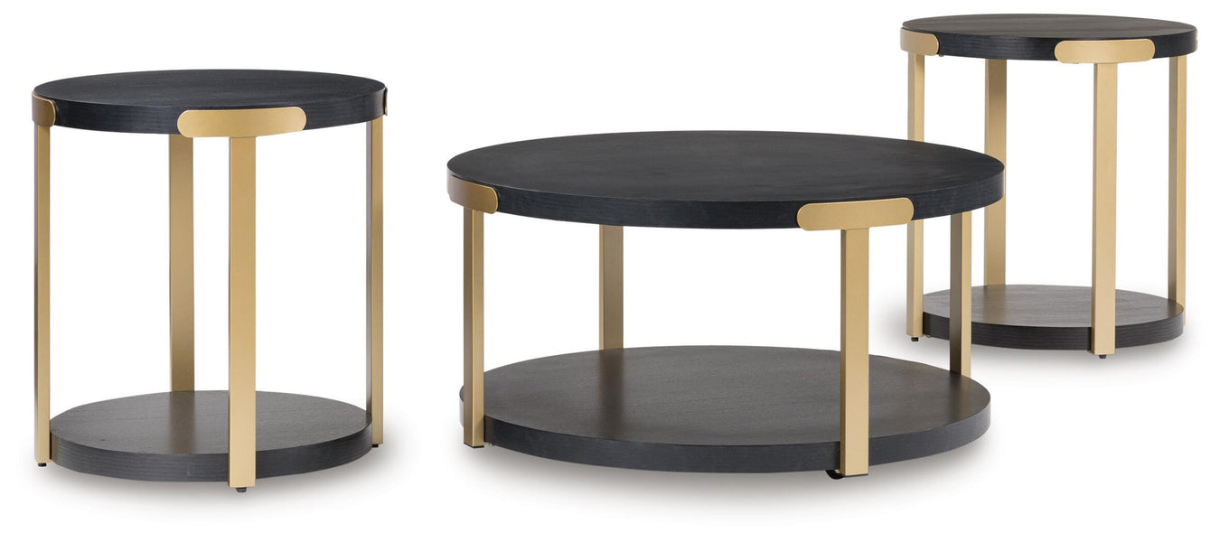 Black/Brass Finish