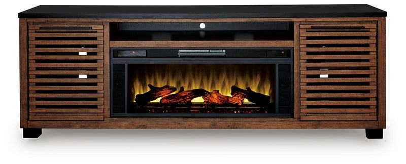 Kallari 84" TV Stand with Electric Fireplace