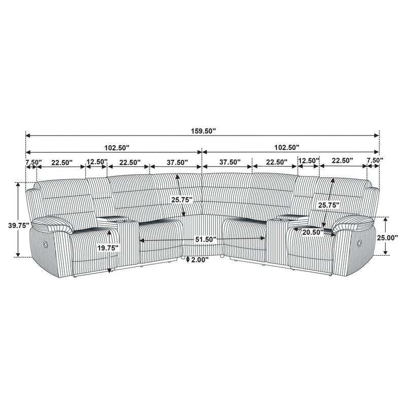 Atkinson Reclining Sectional Sofa