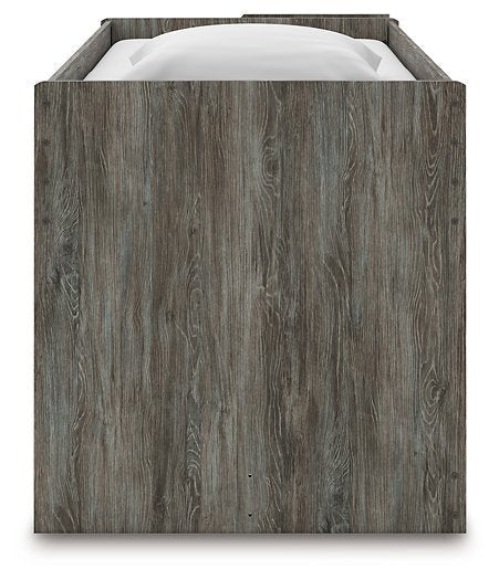 Frandern Loft Bed with Bookcase and Drawer Storage