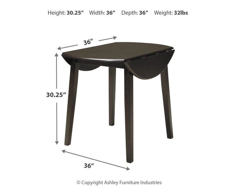 Hammis Dining Drop Leaf Table