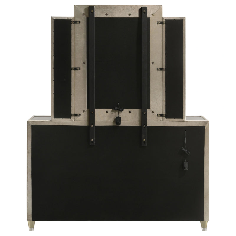 Lorient LED Dresser with LED Mirror