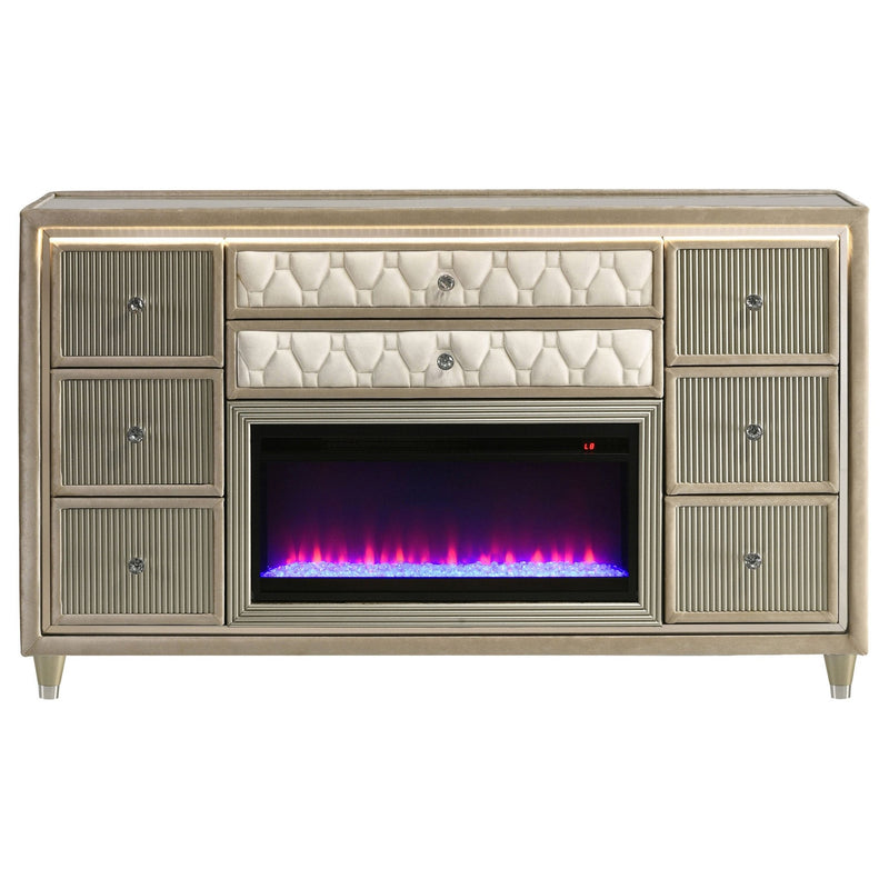 Lorient LED Dresser with Flame Visualizer