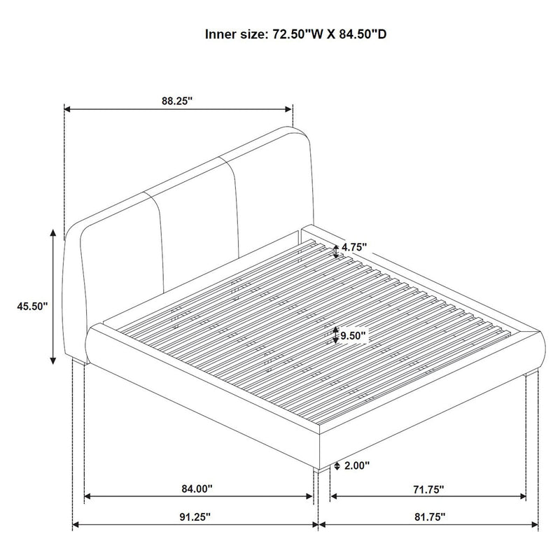 Mokena Panel Platform Bed
