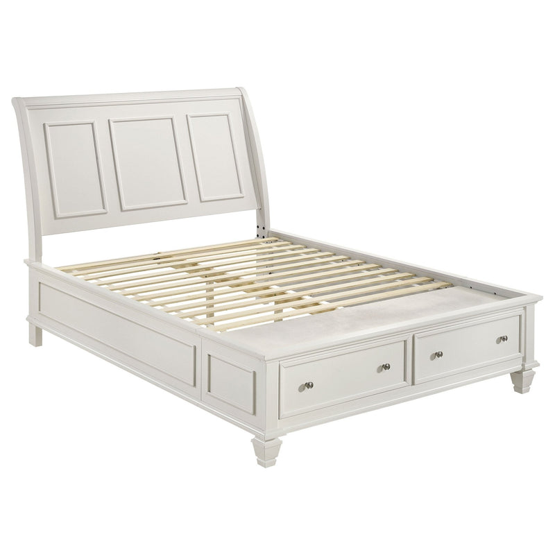 Sandy Beach Panel Platform Storage Bed