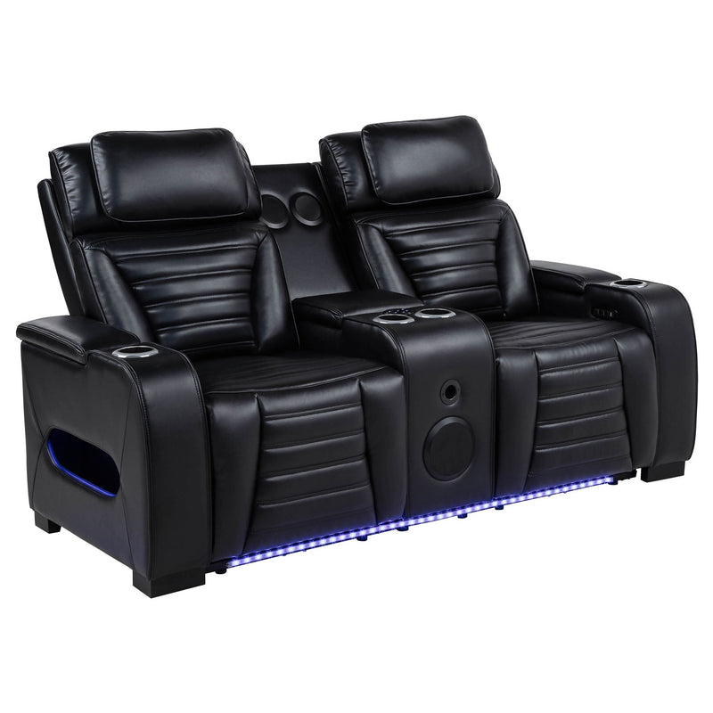 Zuma Dual Power Reclining Loveseat