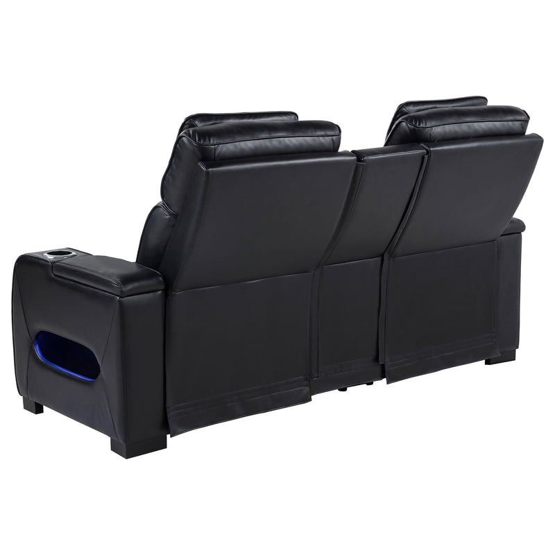 Zuma Dual Power Reclining Loveseat