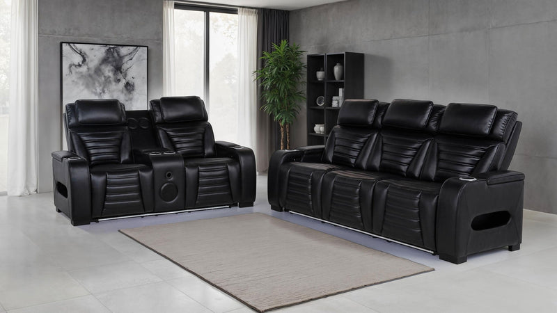 Zuma Dual Power Reclining Sofa Set