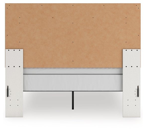 Ashley Zuraleus Upholstered Panel Bed with Glitter Accents - Black