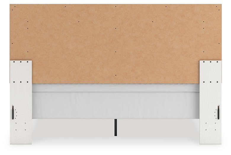 Ashley Zuraleus Upholstered Panel Bed with Glitter Accents - Black